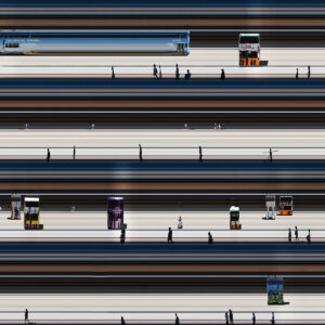 City Scans, commuters, London, HongKong, Tokyo, Istanbul